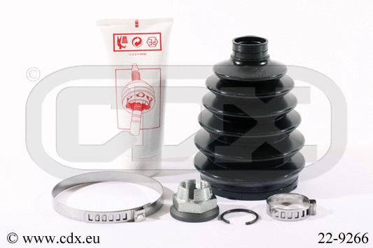 Jeu de joints-soufflets, arbre de commande CDX 22-9266