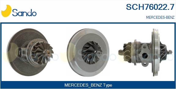 Groupe carter, turbocompresseur SANDO SCH76022.7