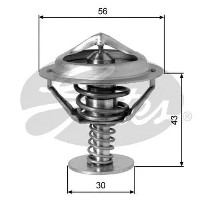 Thermostat, liquide de refroidissement GATES-AU TH05382G1