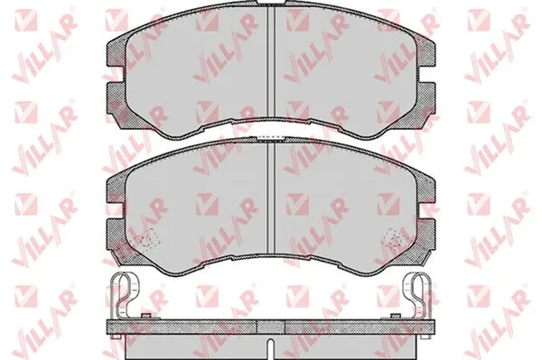 Kit de plaquettes de frein, frein à disque VILLAR 626.0565