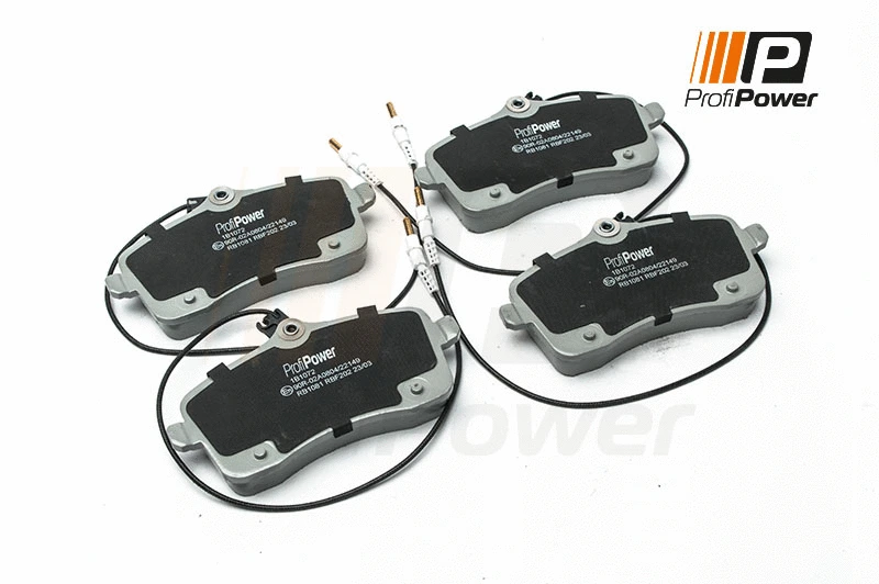 Kit de plaquettes de frein, frein à disque ProfiPower 1B1072