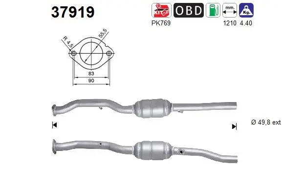 Catalyseur AS 37919