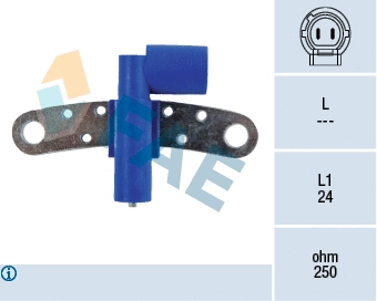 Capteur d'angle, vilebrequin FAE 79215