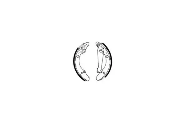 Jeu de mâchoires de frein E.T.F. 09-0257