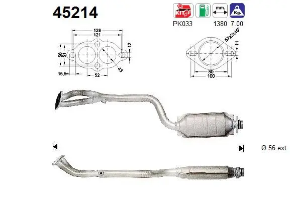 Catalyseur AS 45214