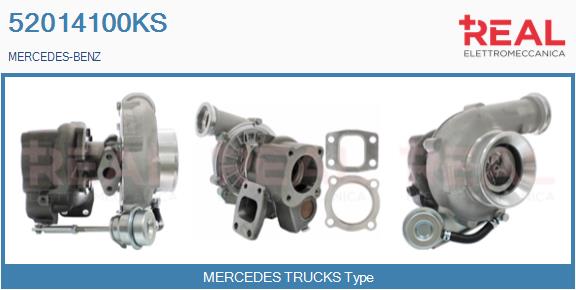 Turbocompresseur, suralimentation REAL 52014100KS