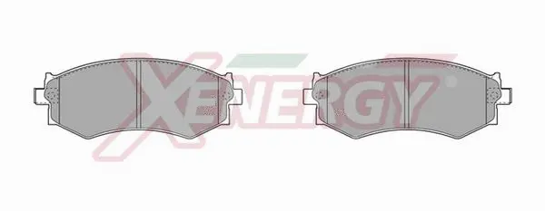 Kit de plaquettes de frein, frein à disque AP XENERGY X40475