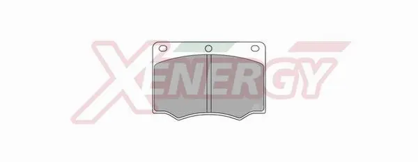 Kit de plaquettes de frein, frein à disque AP XENERGY X40094