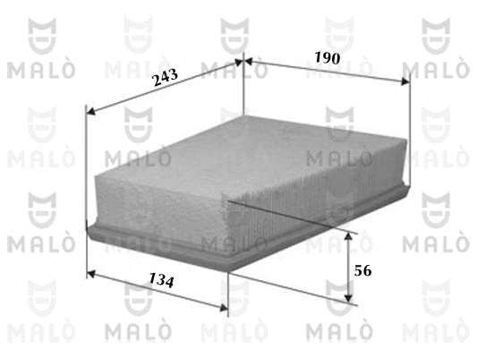 Filtre à air AKRON-MALÒ 1500590