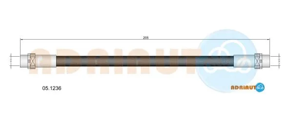 Flexible de frein ADRIAUTO 05.1236