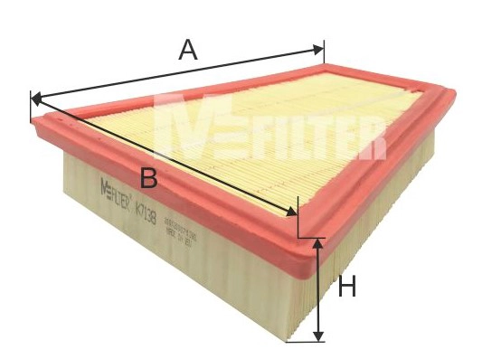 Filtre à air MFILTER K 7138