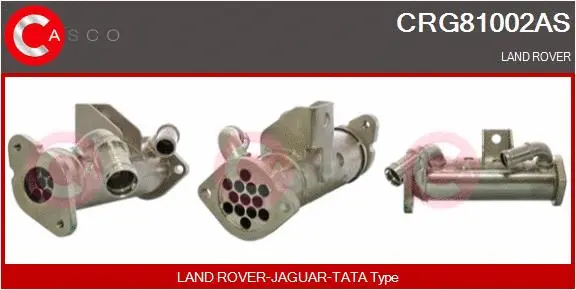 Radiateur, réaspiration des gaz d'échappement CASCO CRG81002AS