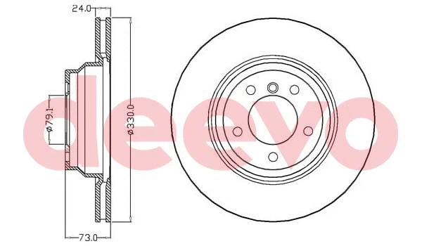 Disque de frein DEEVO BD17840