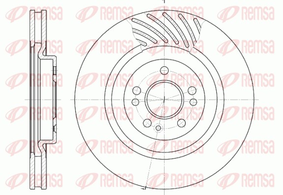 Disque de frein REMSA 6644.10
