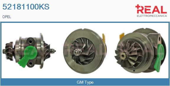 Groupe carter, turbocompresseur REAL 52181100KS