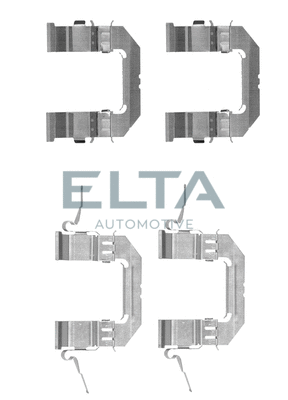 Kit d'accessoires, plaquette de frein à disque ELTA AUTOMOTIVE EA8696