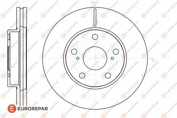 Disque de frein EUROREPAR 1622812480