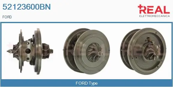 Groupe carter, turbocompresseur REAL 52123600BN