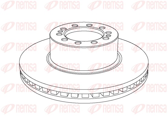 Disque de frein REMSA NCA1178.20