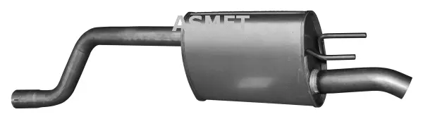 Silencieux arrière ASMET 05.194