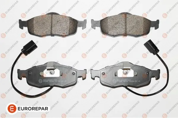 Kit de plaquettes de frein, frein à disque EUROREPAR 1617252280