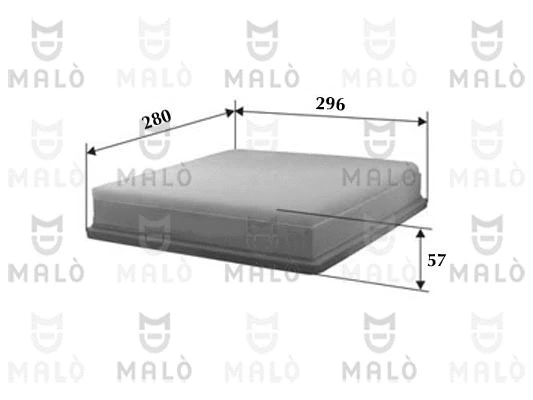 Filtre à air AKRON-MALÒ 1500052