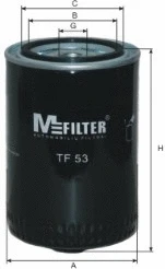Filtre à huile MFILTER TF 53
