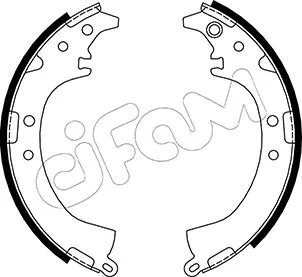 Jeu de mâchoires de frein CIFAM 153-429