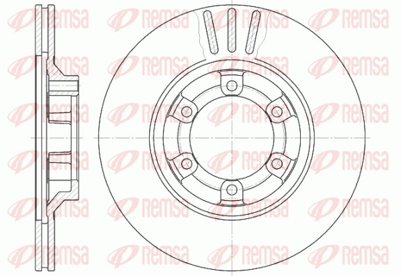 Disque de frein REMSA 6459.10