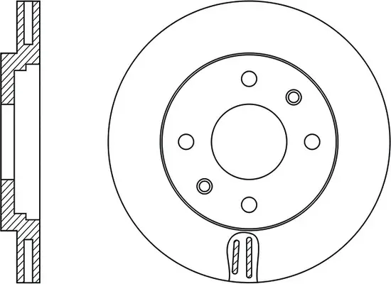 Disque de frein FIT FR0482V