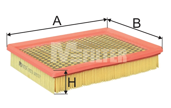 Filtre à air MFILTER K 7073