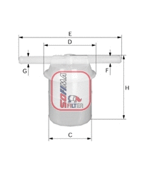 Filtre à carburant SOFIMA S 3105 B