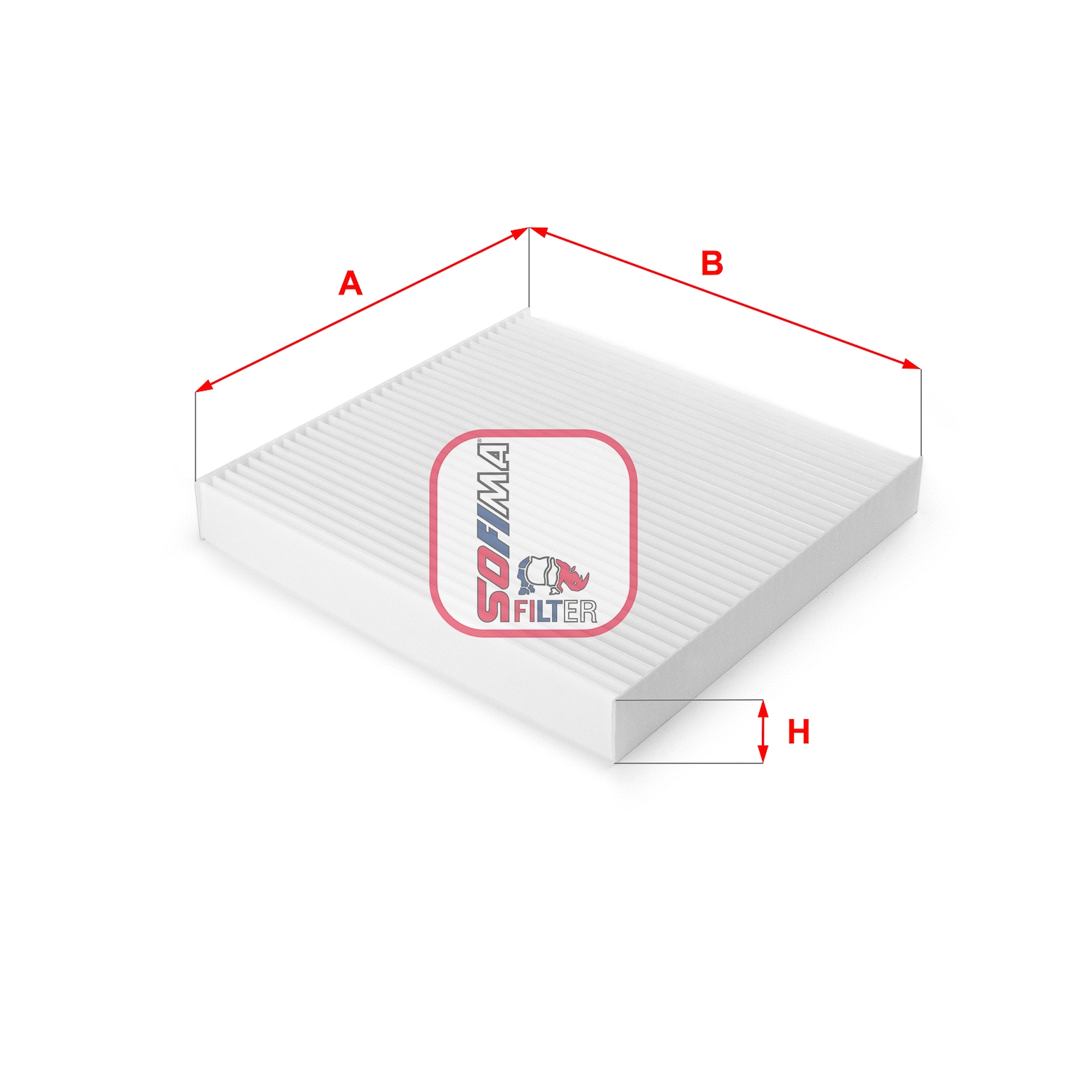 Filtre, air de l'habitacle SOFIMA S 3123 C