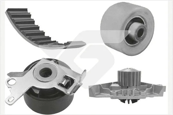 Pompe à eau + kit de courroie crantée HUTCHINSON KH 227WP47