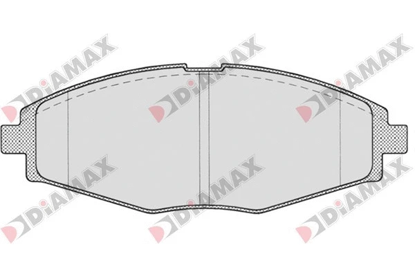 Kit de plaquettes de frein, frein à disque DIAMAX N09648