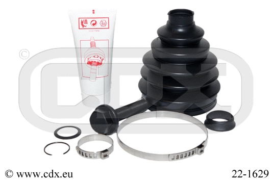 Jeu de joints-soufflets, arbre de commande CDX 22-1629