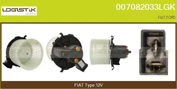 Pulseur d'air habitacle LGK 007082033LGK