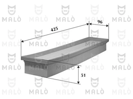 Filtre à air AKRON-MALÒ 1500556