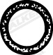 Joint, tuyau d'échappement WALKER 81045