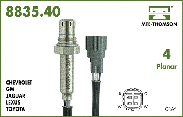 Sonde lambda MTE-THOMSON 8835.40.072