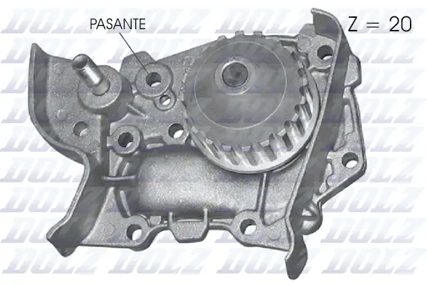 Pompe à eau, refroidissement du moteur DOLZ R314