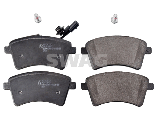 Kit de plaquettes de frein, frein à disque SWAG 60 11 6200