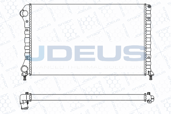 Radiateur, refroidissement du moteur JDEUS M-011081A