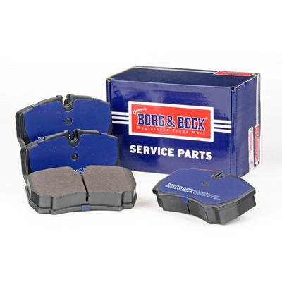 Kit de plaquettes de frein, frein à disque BORG & BECK BBP1863
