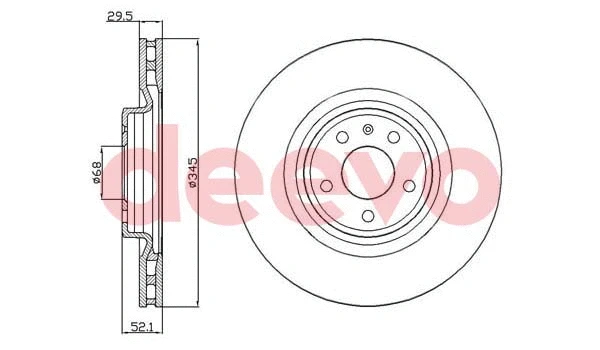 Disque de frein DEEVO BD20560