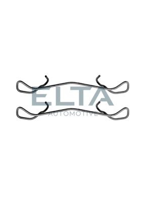 Kit d'accessoires, plaquette de frein à disque ELTA AUTOMOTIVE EA8592