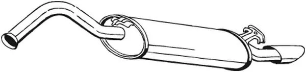 Silencieux arrière BOSAL 278-829
