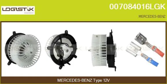 Pulseur d'air habitacle LGK 007084016LGK
