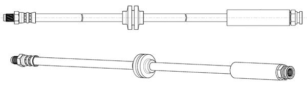 Flexible de frein CEF 512806
