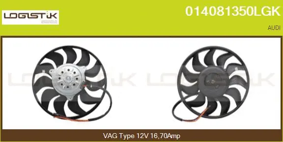Ventilateur, refroidissement du moteur LGK 014081350LGK